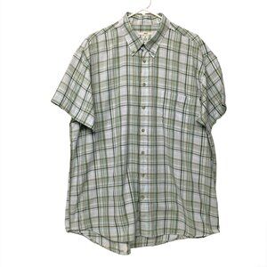 Mavi Men's Green Plaid Shirt Size XXL